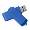 USB flash-карта SWING (8Гб), синий, 6,0х1,8х1,1 см, пластик с логотипом в Санкт-Петербурге заказать по выгодной цене в кибермаркете AvroraStore