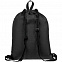 Рюкзак на затяжках Melango, черный с логотипом в Санкт-Петербурге заказать по выгодной цене в кибермаркете AvroraStore
