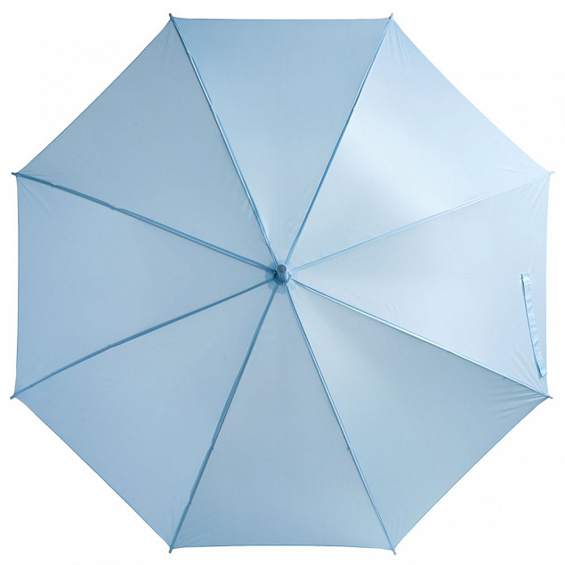 Зонт-трость Unit Promo, голубой с логотипом в Санкт-Петербурге заказать по выгодной цене в кибермаркете AvroraStore