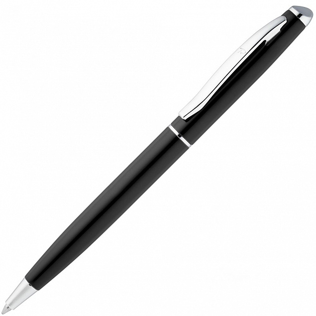 Ручка шариковая Phrase, черная с логотипом в Санкт-Петербурге заказать по выгодной цене в кибермаркете AvroraStore