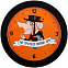 Часы настенные «Не тратьте время зря», черные с логотипом в Санкт-Петербурге заказать по выгодной цене в кибермаркете AvroraStore