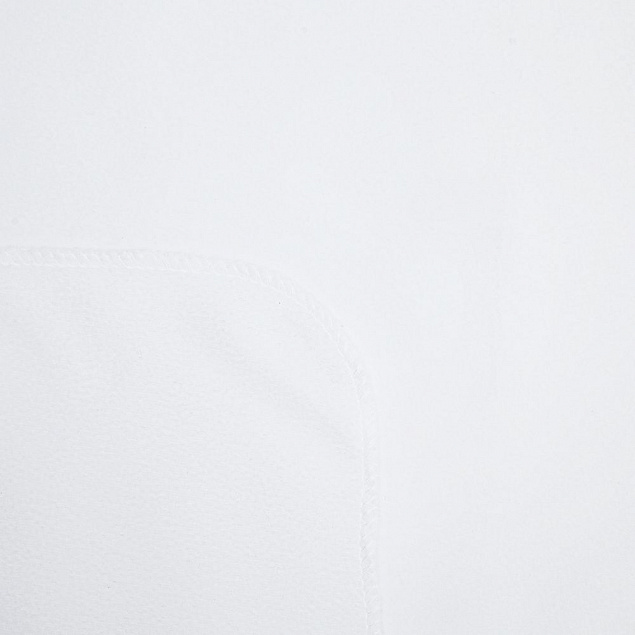 Флисовый плед Warm&Peace XL, белый с логотипом в Санкт-Петербурге заказать по выгодной цене в кибермаркете AvroraStore