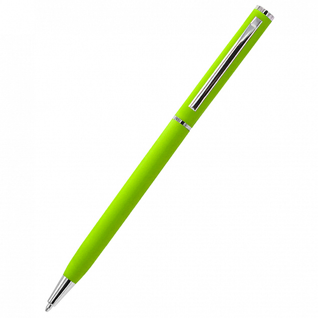 Ручка шариковая металлическая Tinny Soft - Зеленый FF с логотипом в Санкт-Петербурге заказать по выгодной цене в кибермаркете AvroraStore