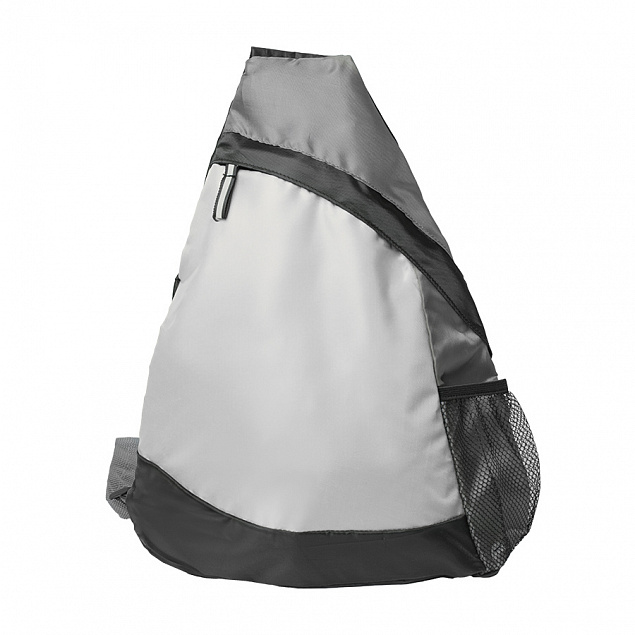 Рюкзак Pick, белый/серый/чёрный, 41 x 32 см, 100% полиэстер 210D с логотипом в Санкт-Петербурге заказать по выгодной цене в кибермаркете AvroraStore
