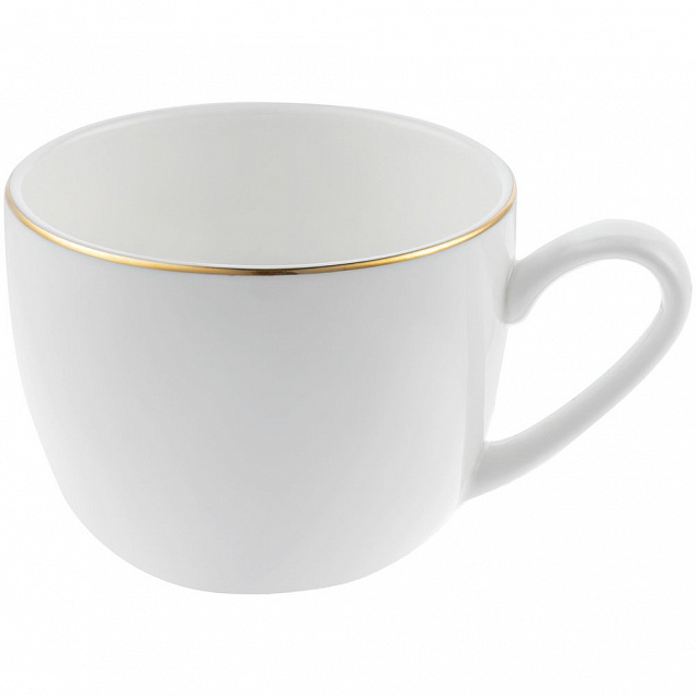 Кофейная пара Mansion Select, белая с золотистой отводкой с логотипом в Санкт-Петербурге заказать по выгодной цене в кибермаркете AvroraStore