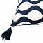 Чехол на подушку Traffic с кистями, серо-синий с логотипом в Санкт-Петербурге заказать по выгодной цене в кибермаркете AvroraStore