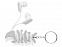 Брелок-держатель для наушников «Herring» с логотипом в Санкт-Петербурге заказать по выгодной цене в кибермаркете AvroraStore