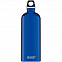 Бутылка для воды Traveller 1000, синяя с логотипом в Санкт-Петербурге заказать по выгодной цене в кибермаркете AvroraStore