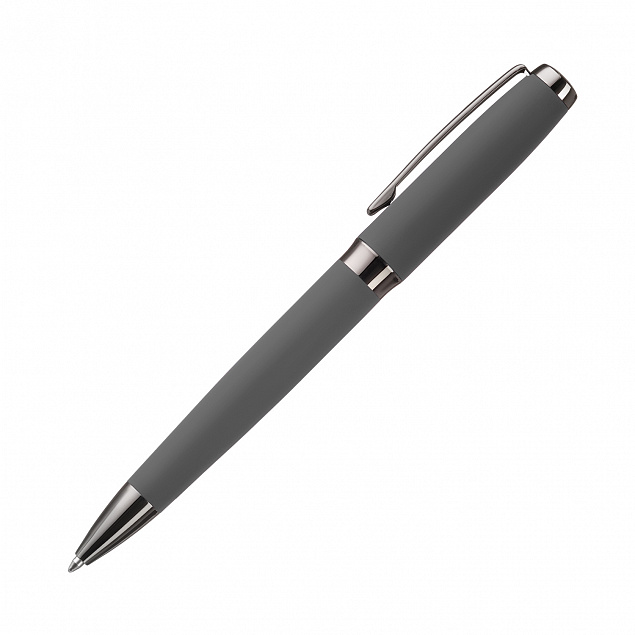 Шариковая ручка Monreal, серая с логотипом в Санкт-Петербурге заказать по выгодной цене в кибермаркете AvroraStore