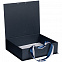 Коробка на лентах Tie Up, синяя с логотипом в Санкт-Петербурге заказать по выгодной цене в кибермаркете AvroraStore
