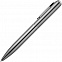 Ручка шариковая Scribo, серо-стальная с логотипом в Санкт-Петербурге заказать по выгодной цене в кибермаркете AvroraStore