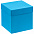 Коробка Cube M, голубая с логотипом в Санкт-Петербурге заказать по выгодной цене в кибермаркете AvroraStore