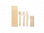 Набор деревянных столовых приборов «SUYA» с логотипом в Санкт-Петербурге заказать по выгодной цене в кибермаркете AvroraStore