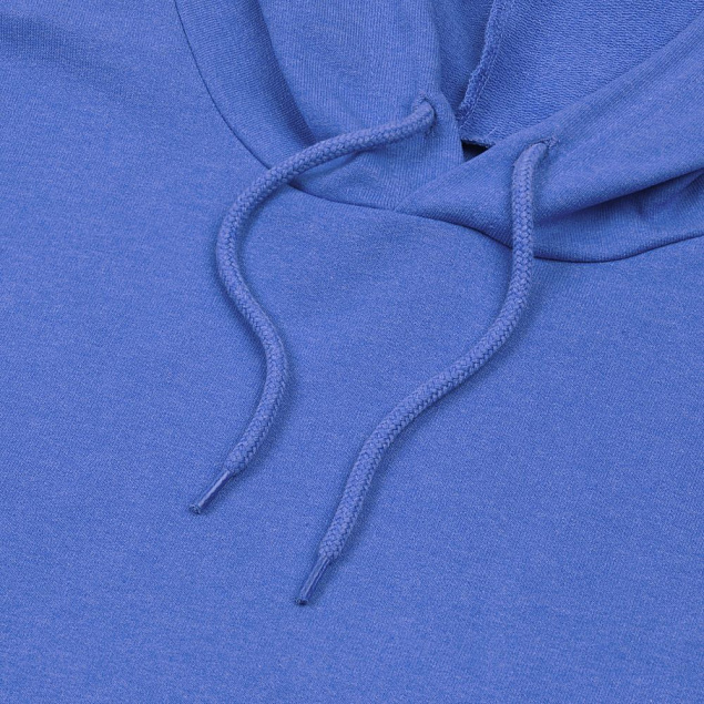 Толстовка с капюшоном унисекс Hoodie, ярко-синий меланж с логотипом в Санкт-Петербурге заказать по выгодной цене в кибермаркете AvroraStore