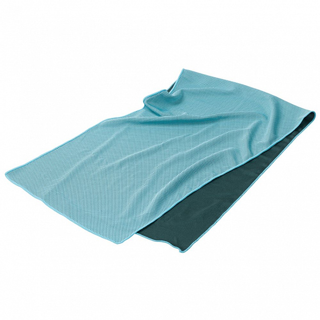 Охлаждающее полотенце Weddell, голубое с логотипом в Санкт-Петербурге заказать по выгодной цене в кибермаркете AvroraStore