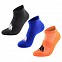 Набор из 3 пар спортивных носков Monterno Sport, серый, синий и оранжевый с логотипом в Санкт-Петербурге заказать по выгодной цене в кибермаркете AvroraStore