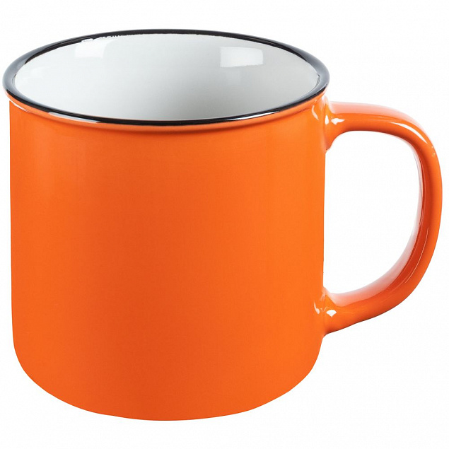 Кружка Dacha, оранжевая с логотипом в Санкт-Петербурге заказать по выгодной цене в кибермаркете AvroraStore