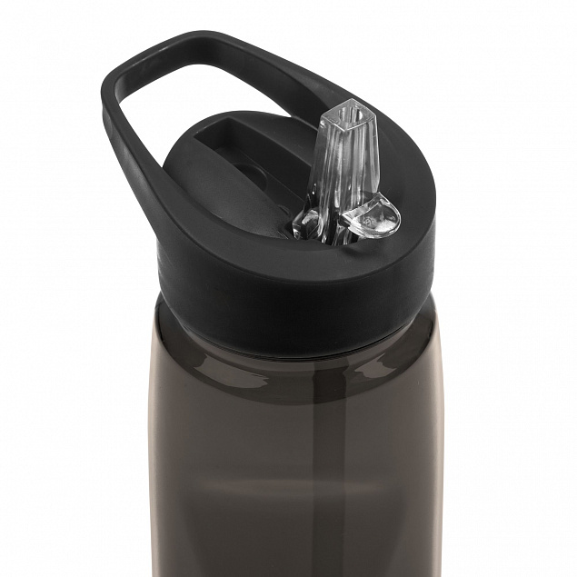 Спортивная бутылка Start, черная с логотипом в Санкт-Петербурге заказать по выгодной цене в кибермаркете AvroraStore