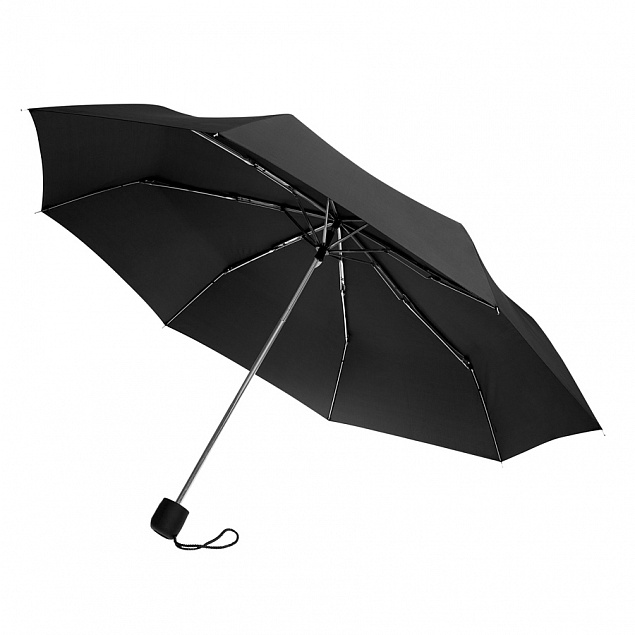 Зонт складной Lid New - Черный AA с логотипом в Санкт-Петербурге заказать по выгодной цене в кибермаркете AvroraStore