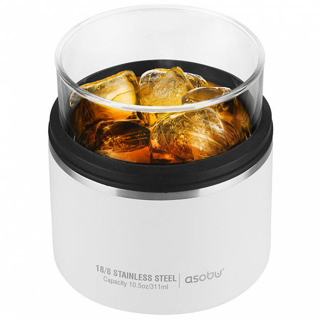 Термобокал Rocks для крепких напитков, белый с логотипом в Санкт-Петербурге заказать по выгодной цене в кибермаркете AvroraStore
