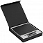 Коробка Memoria под ежедневник, аккумулятор и ручку, черная с логотипом в Санкт-Петербурге заказать по выгодной цене в кибермаркете AvroraStore