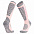 Термоноски женские высокие Monterno Sport, розовые с серым с логотипом в Санкт-Петербурге заказать по выгодной цене в кибермаркете AvroraStore