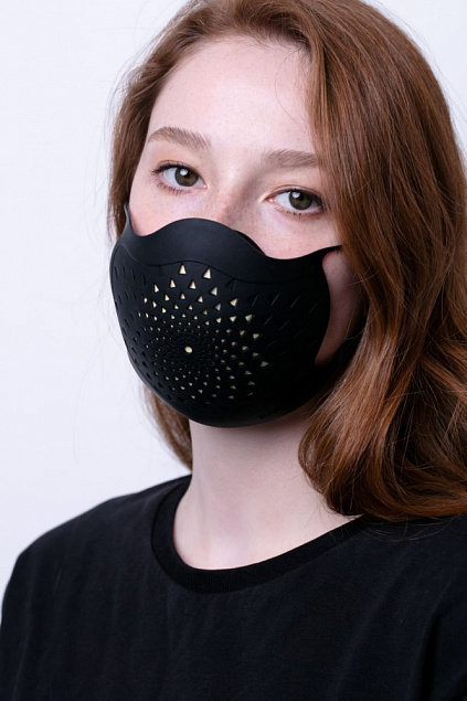 Многоразовая маска с прополисом PropMask, силиконовая, серая с логотипом в Санкт-Петербурге заказать по выгодной цене в кибермаркете AvroraStore