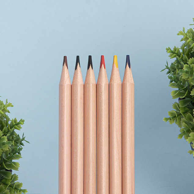 Набор цветных карандашей KINDERLINE small,6 цветов с логотипом в Санкт-Петербурге заказать по выгодной цене в кибермаркете AvroraStore