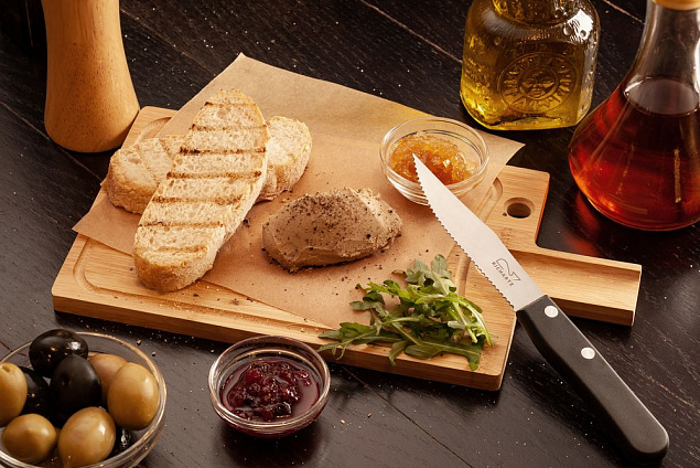 Разделочная доска и нож для стейка Steak с логотипом в Санкт-Петербурге заказать по выгодной цене в кибермаркете AvroraStore