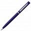Ручка шариковая Euro Chrome, синяя с логотипом в Санкт-Петербурге заказать по выгодной цене в кибермаркете AvroraStore