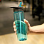 Пластиковая бутылка Mystik - Синий HH с логотипом в Санкт-Петербурге заказать по выгодной цене в кибермаркете AvroraStore