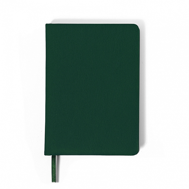 Ежедневник недатированный Duncan, А5,  темно-зеленый, белый блок с логотипом в Санкт-Петербурге заказать по выгодной цене в кибермаркете AvroraStore