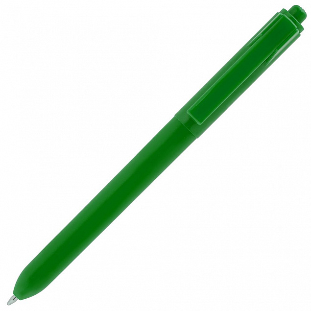 Ручка шариковая Hint, зеленая с логотипом в Санкт-Петербурге заказать по выгодной цене в кибермаркете AvroraStore