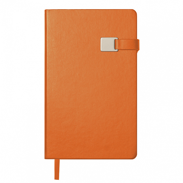 Ежедневник недатированный Spirit , А5, оранжевый, кремовый блок с логотипом в Санкт-Петербурге заказать по выгодной цене в кибермаркете AvroraStore