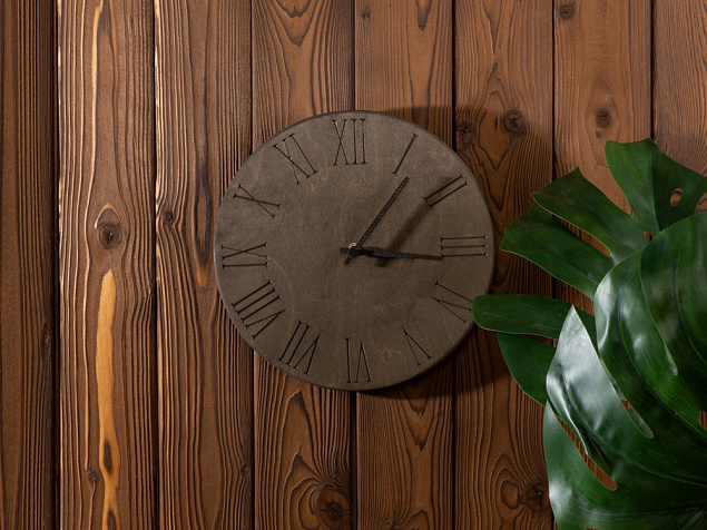 Часы деревянные «Лиара» с логотипом в Санкт-Петербурге заказать по выгодной цене в кибермаркете AvroraStore