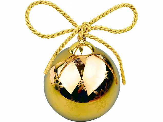 Рождественский шарик «Gold» с логотипом в Санкт-Петербурге заказать по выгодной цене в кибермаркете AvroraStore