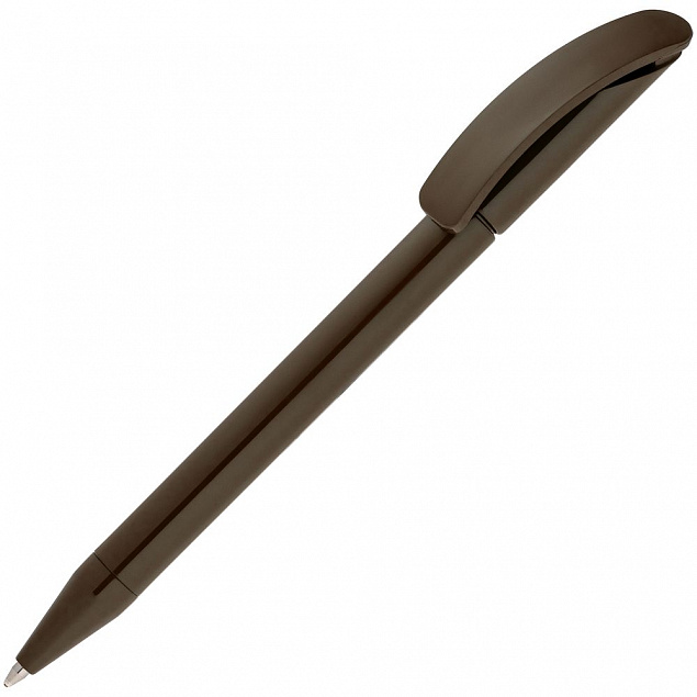 Ручка шариковая Prodir DS3 TJJ Regenerated, серо-коричневая с логотипом в Санкт-Петербурге заказать по выгодной цене в кибермаркете AvroraStore
