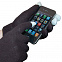 Перчатки мужские для работы с сенсорными экранами, синие с логотипом в Санкт-Петербурге заказать по выгодной цене в кибермаркете AvroraStore