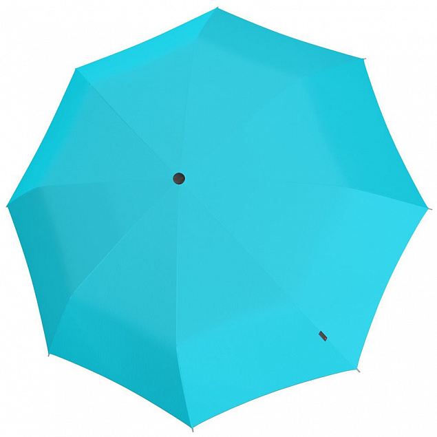 Складной зонт U.090, бирюзовый с логотипом в Санкт-Петербурге заказать по выгодной цене в кибермаркете AvroraStore