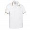 Cпортивная рубашка поло MAASTRICHT (белая) с логотипом в Санкт-Петербурге заказать по выгодной цене в кибермаркете AvroraStore