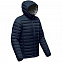 Куртка компактная мужская Stavanger, темно-синяя с логотипом в Санкт-Петербурге заказать по выгодной цене в кибермаркете AvroraStore