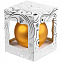 Елочный шар Gala Night Matt в коробке с тиснением, золотистый, 8 см с логотипом в Санкт-Петербурге заказать по выгодной цене в кибермаркете AvroraStore