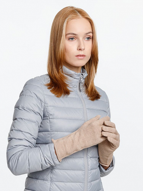 Перчатки Alpine, удлиненные, бежевые с логотипом в Санкт-Петербурге заказать по выгодной цене в кибермаркете AvroraStore