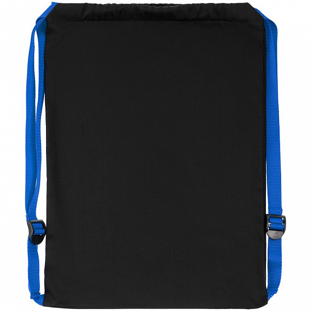 Рюкзак Nock, черный с синей стропой с логотипом в Санкт-Петербурге заказать по выгодной цене в кибермаркете AvroraStore