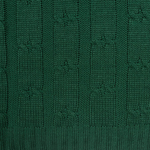 Плед Trenza, зеленый с логотипом в Санкт-Петербурге заказать по выгодной цене в кибермаркете AvroraStore