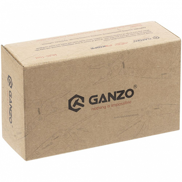 Мультитул Ganzo G202, серебристый с логотипом в Санкт-Петербурге заказать по выгодной цене в кибермаркете AvroraStore