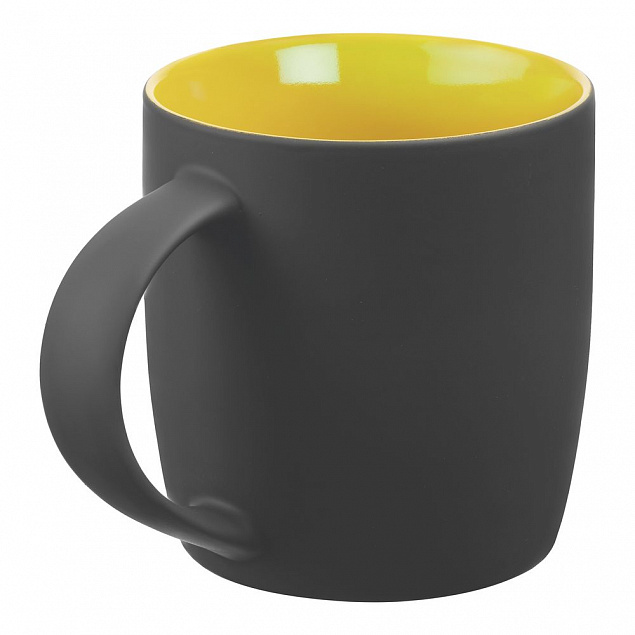 Кружка Surprise Touch c покрытием софт-тач, желтая с логотипом в Санкт-Петербурге заказать по выгодной цене в кибермаркете AvroraStore