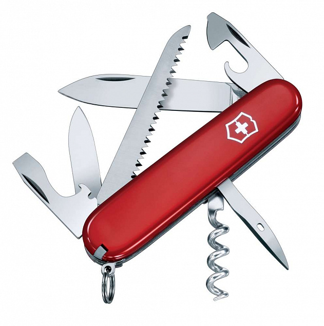 Офицерский нож CAMPER 91, красный с логотипом в Санкт-Петербурге заказать по выгодной цене в кибермаркете AvroraStore