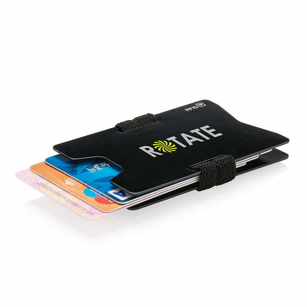 Алюминиевый чехол для карт с защитой от сканирования RFID с логотипом в Санкт-Петербурге заказать по выгодной цене в кибермаркете AvroraStore