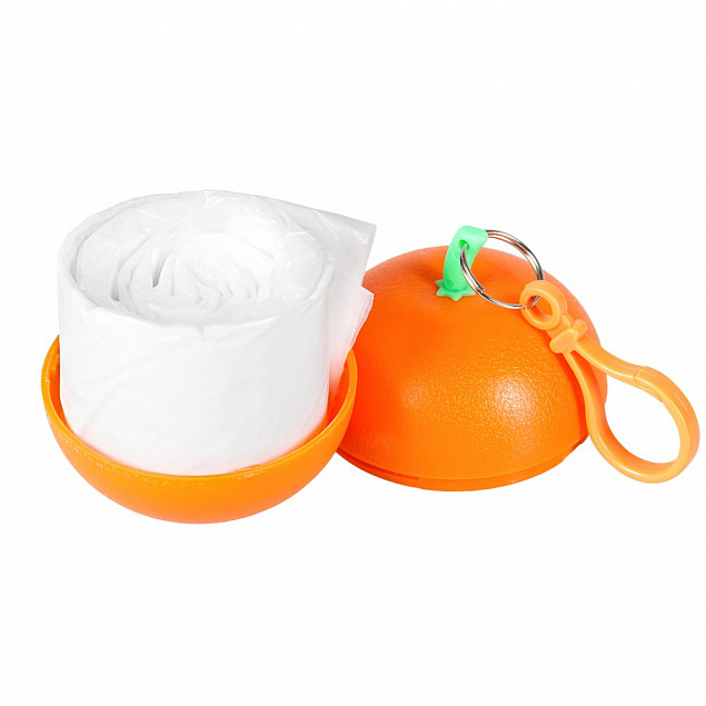 Дождевик в футляре «Фрукт», оранжевый мандарин с логотипом в Санкт-Петербурге заказать по выгодной цене в кибермаркете AvroraStore